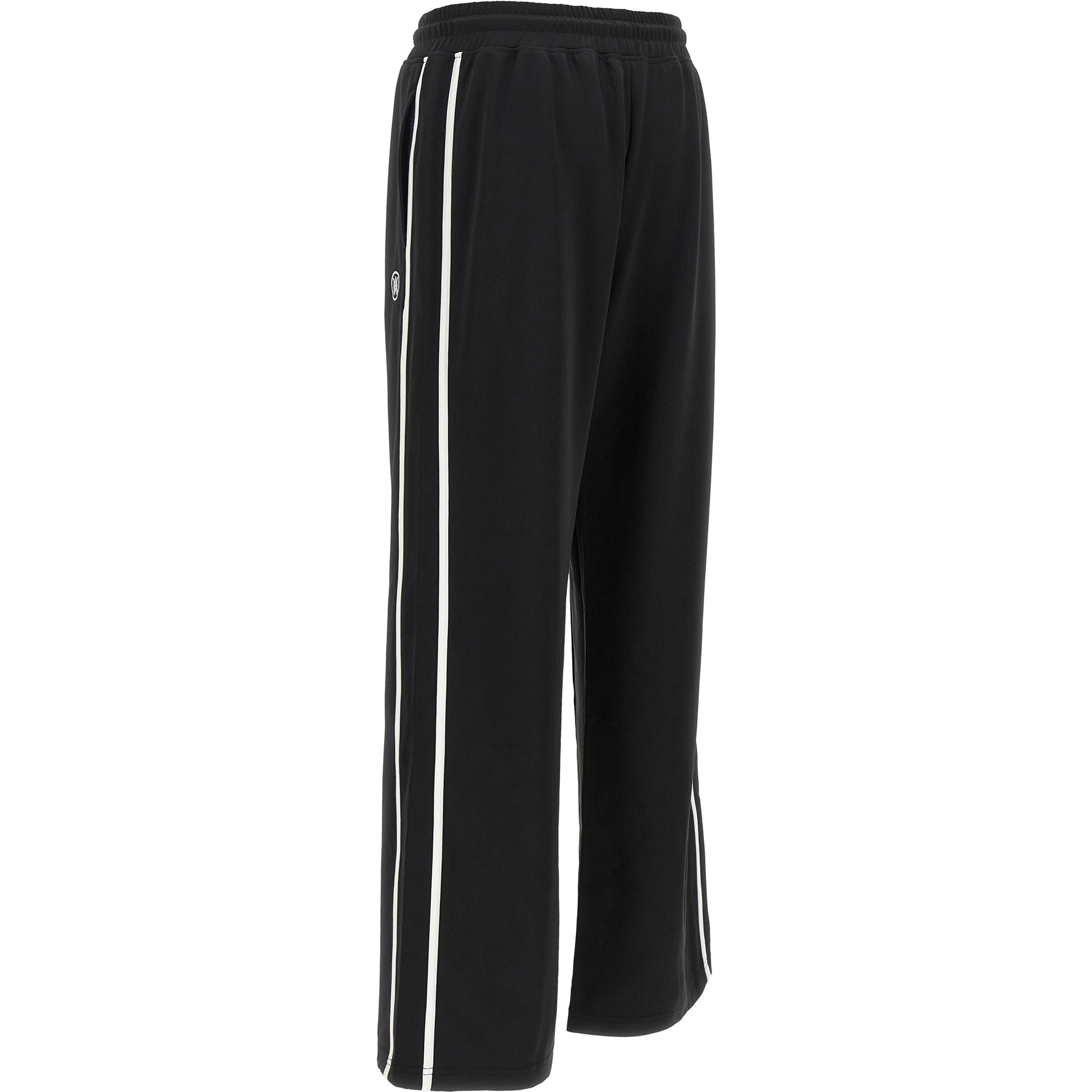 Black Polyester Joggers (Workout Pants)