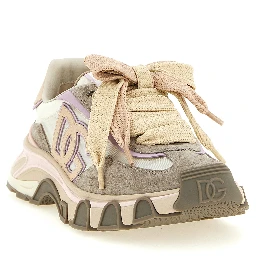 Beige Calfskin Athletic Sneakers