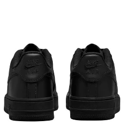 Black Leather Low Top Sneakers