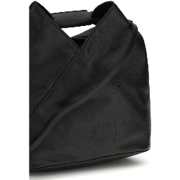 Black Polyethylene Shoulder Bag