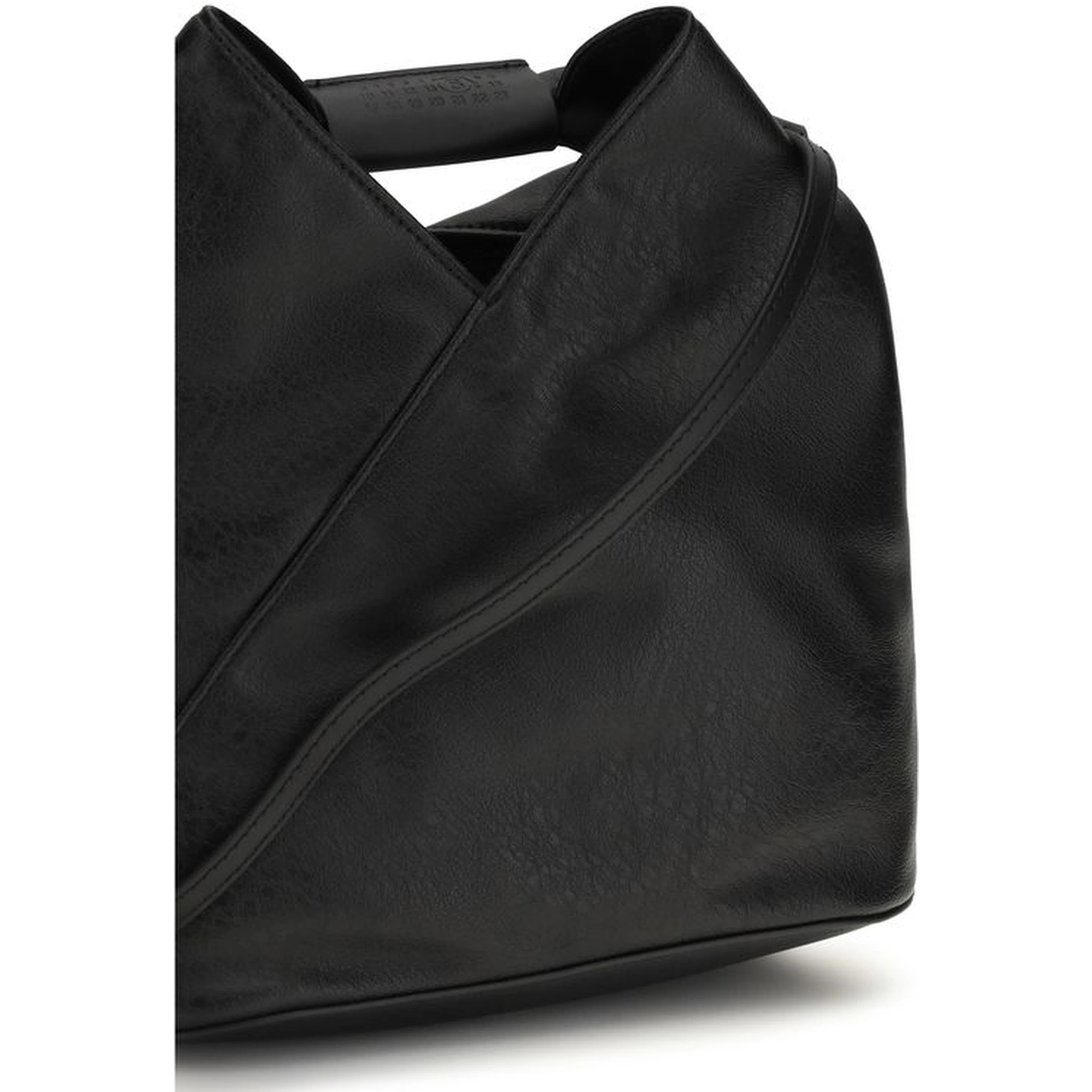 Black Polyethylene Shoulder Bag