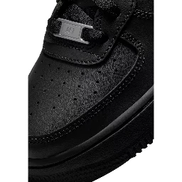 Black Leather Low Top Sneakers