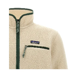 Beige Polyester Full-Length Jacket