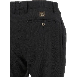 Black Polyester Dress Pants