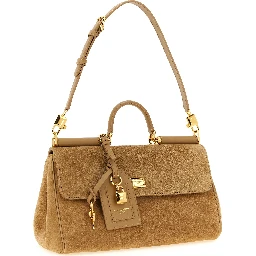 Beige Calfskin Handbag