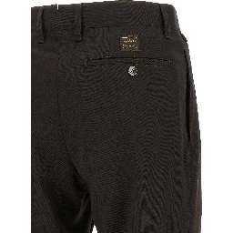 Brown Polyester Dress Pants