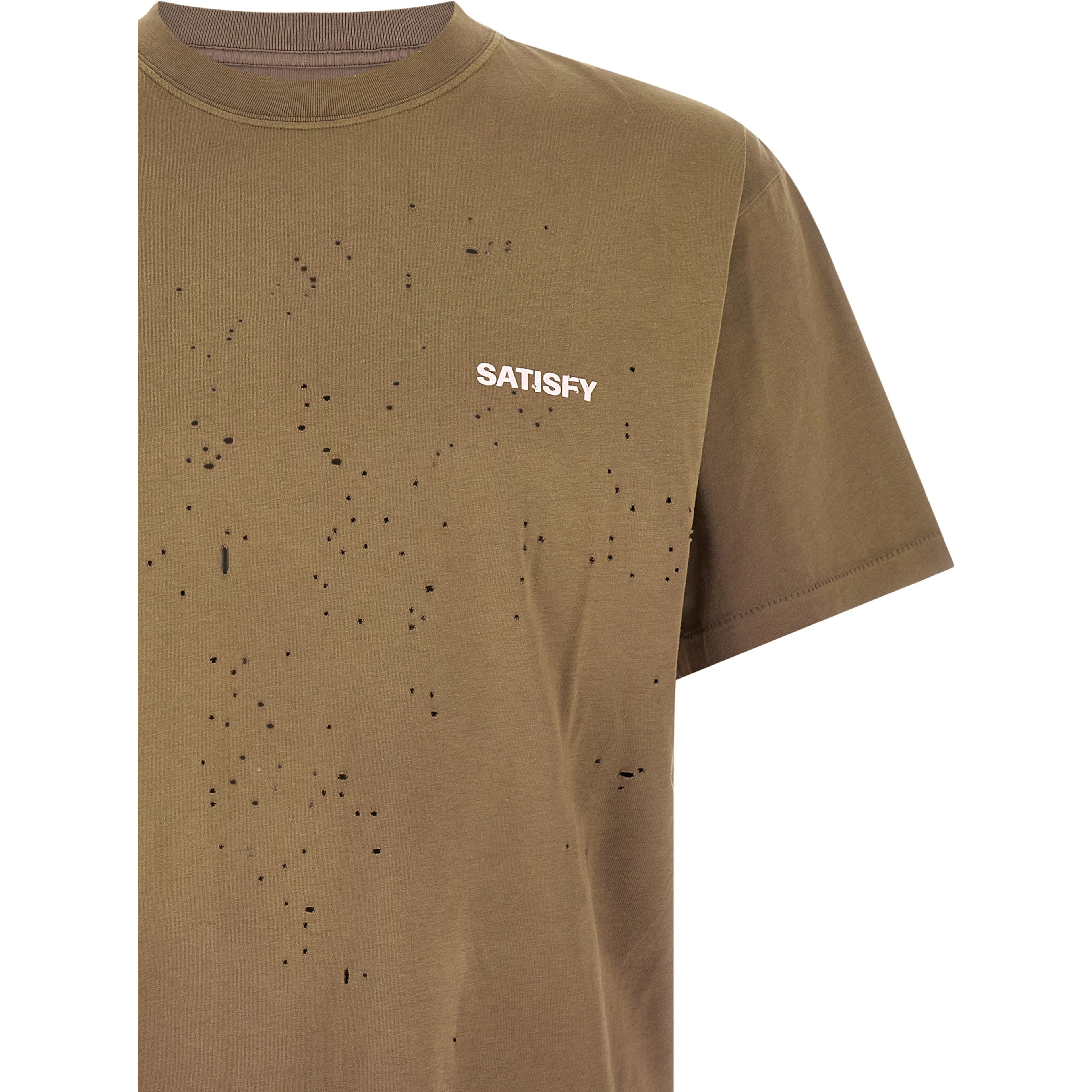 Brown Cotton T-Shirt