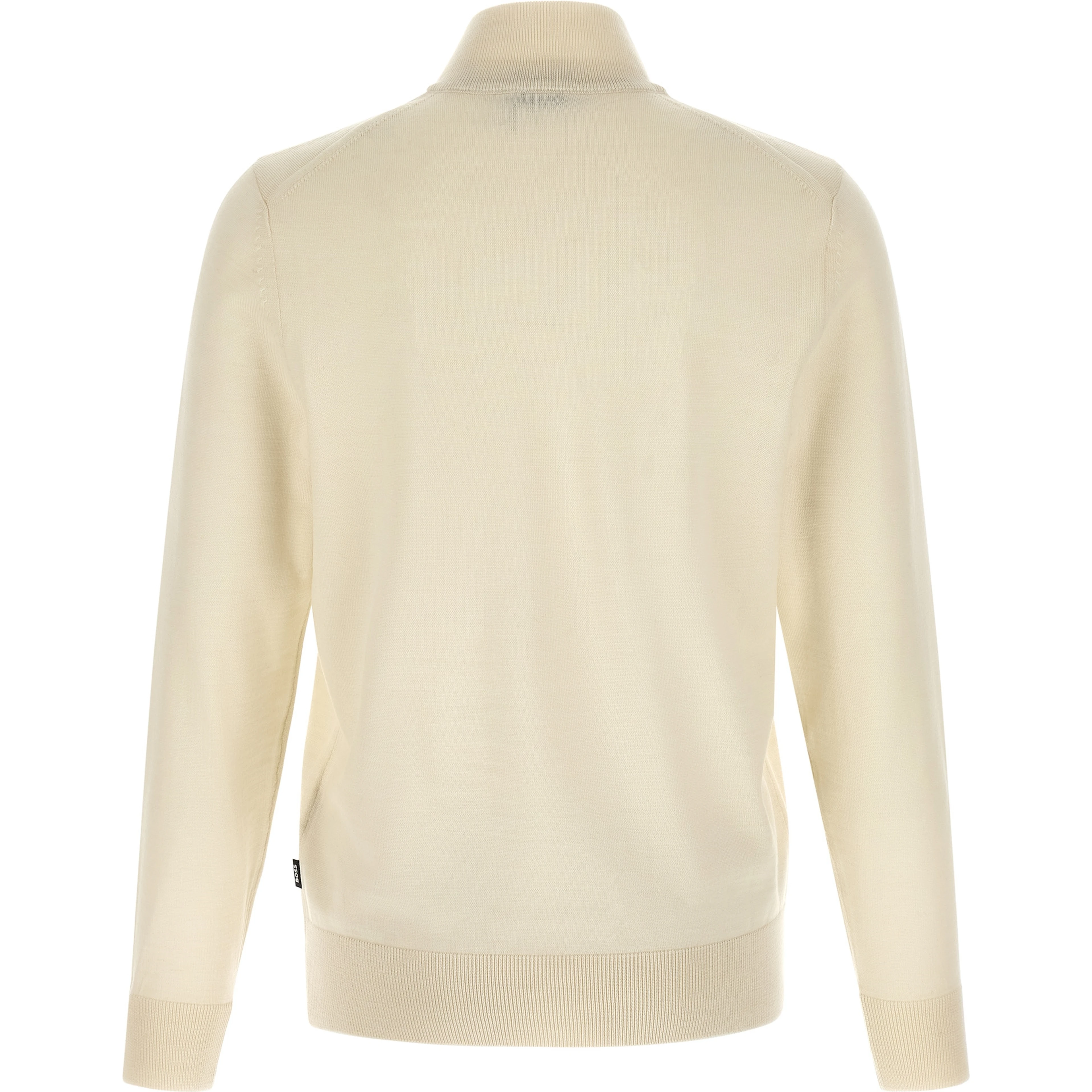 Beige Virgin Wool Cardigan