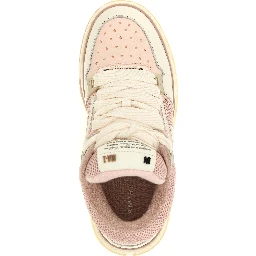 Multicolor Calfskin Chunky Sneakers