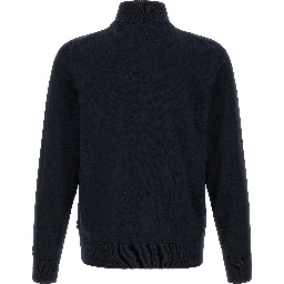 Blue Virgin Wool Cardigan
