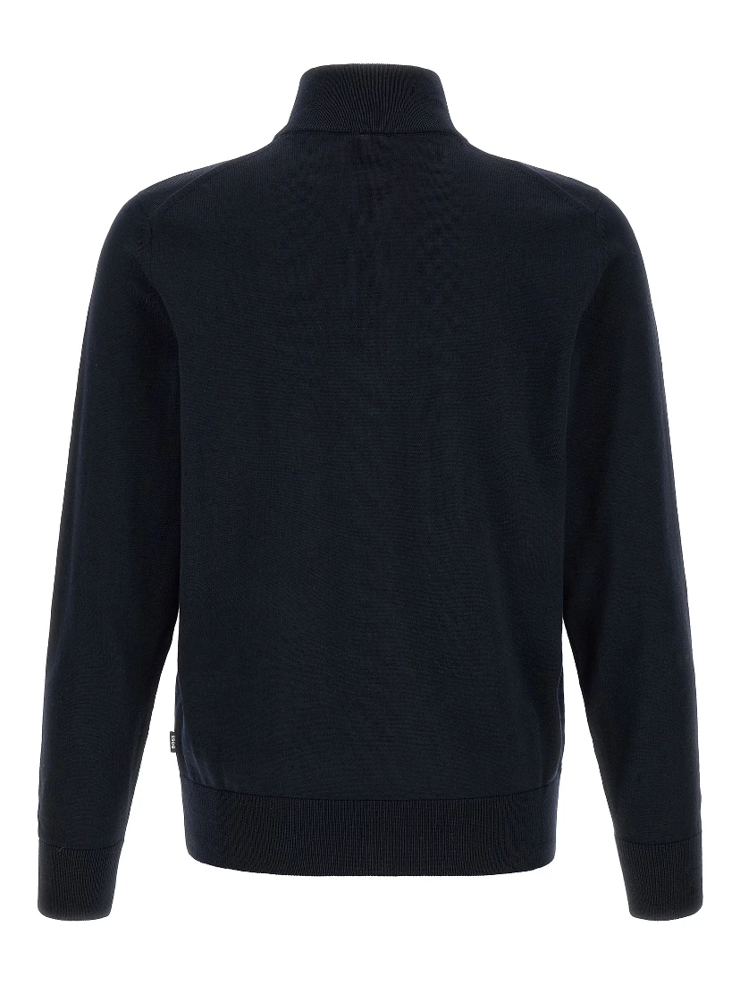 Blue Virgin Wool Cardigan