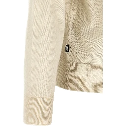 Beige Virgin Wool Cardigan