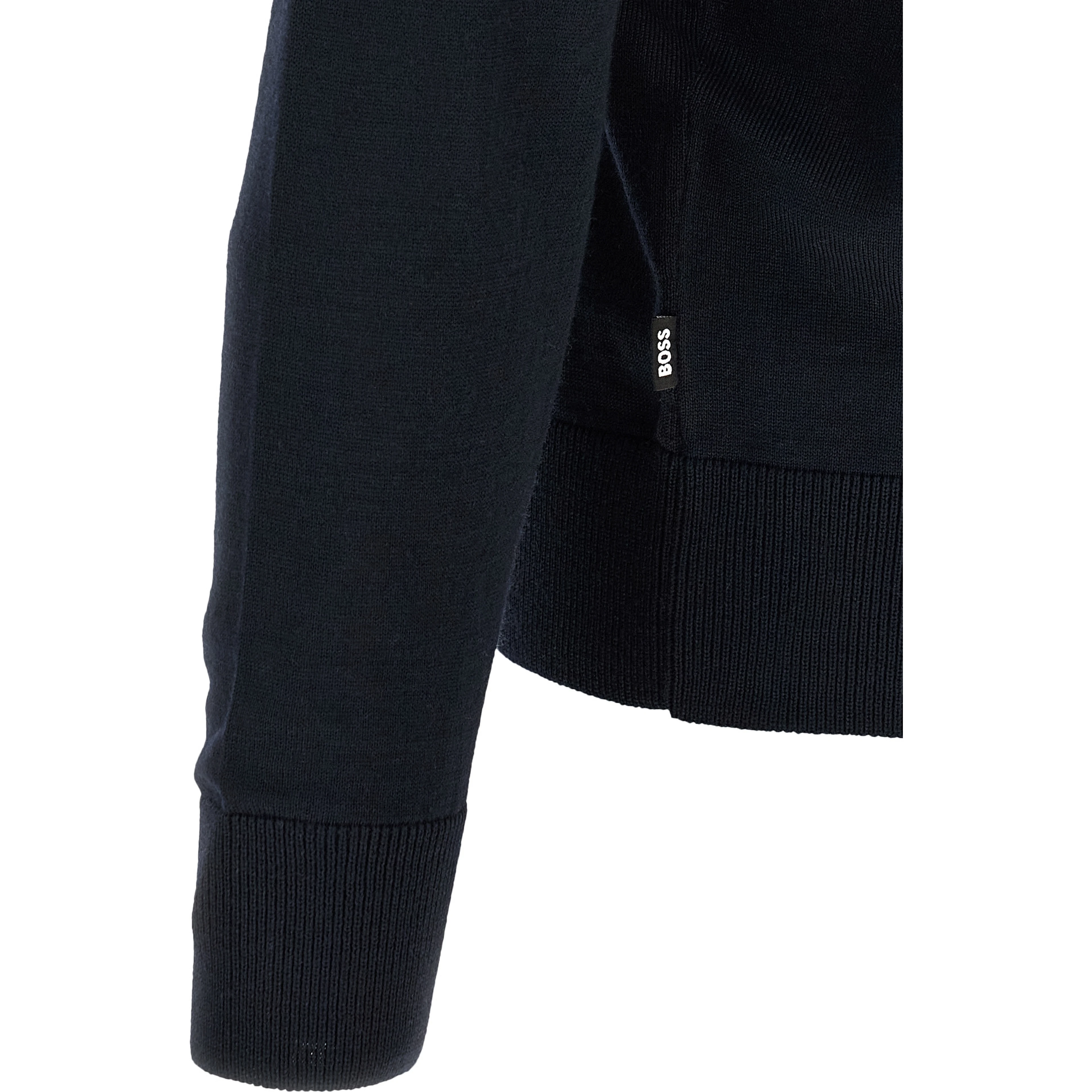 Blue Virgin Wool Cardigan