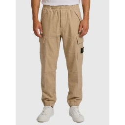 Beige sweatpants