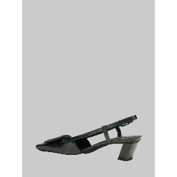 Night Green Belle Vivier slingback pumps