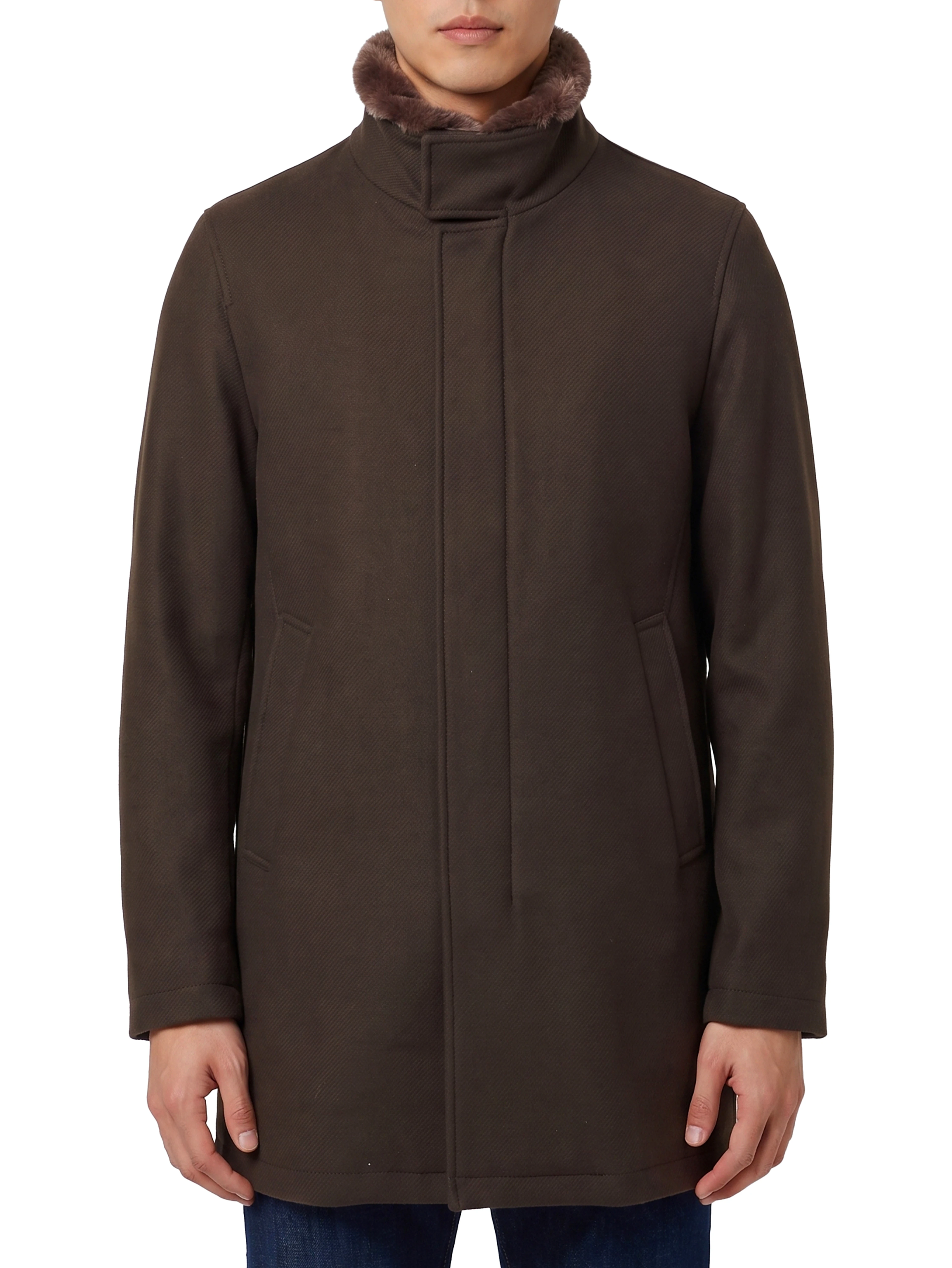 Brown short coat