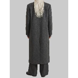 Grey Gaia double-breasted coat