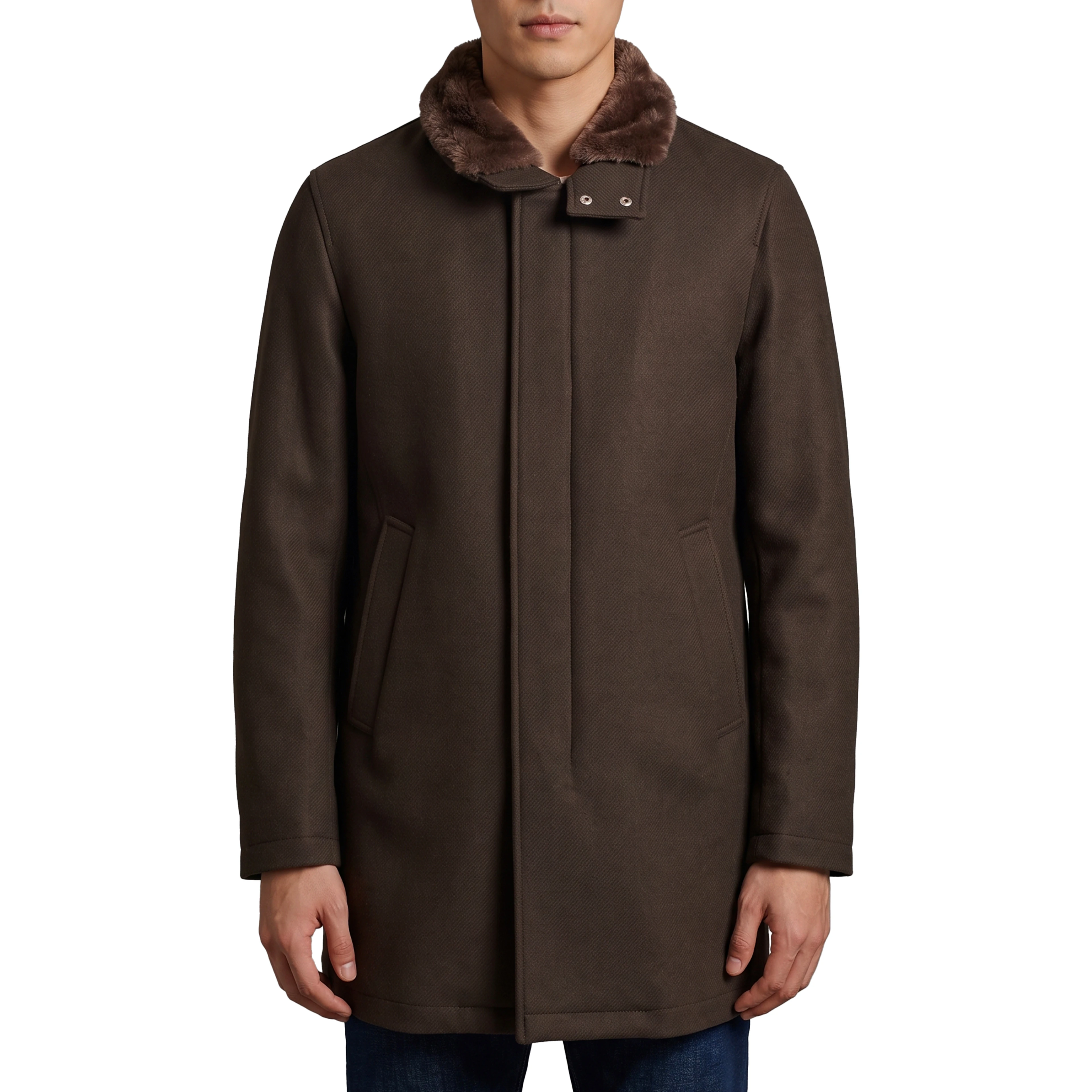 Brown short coat