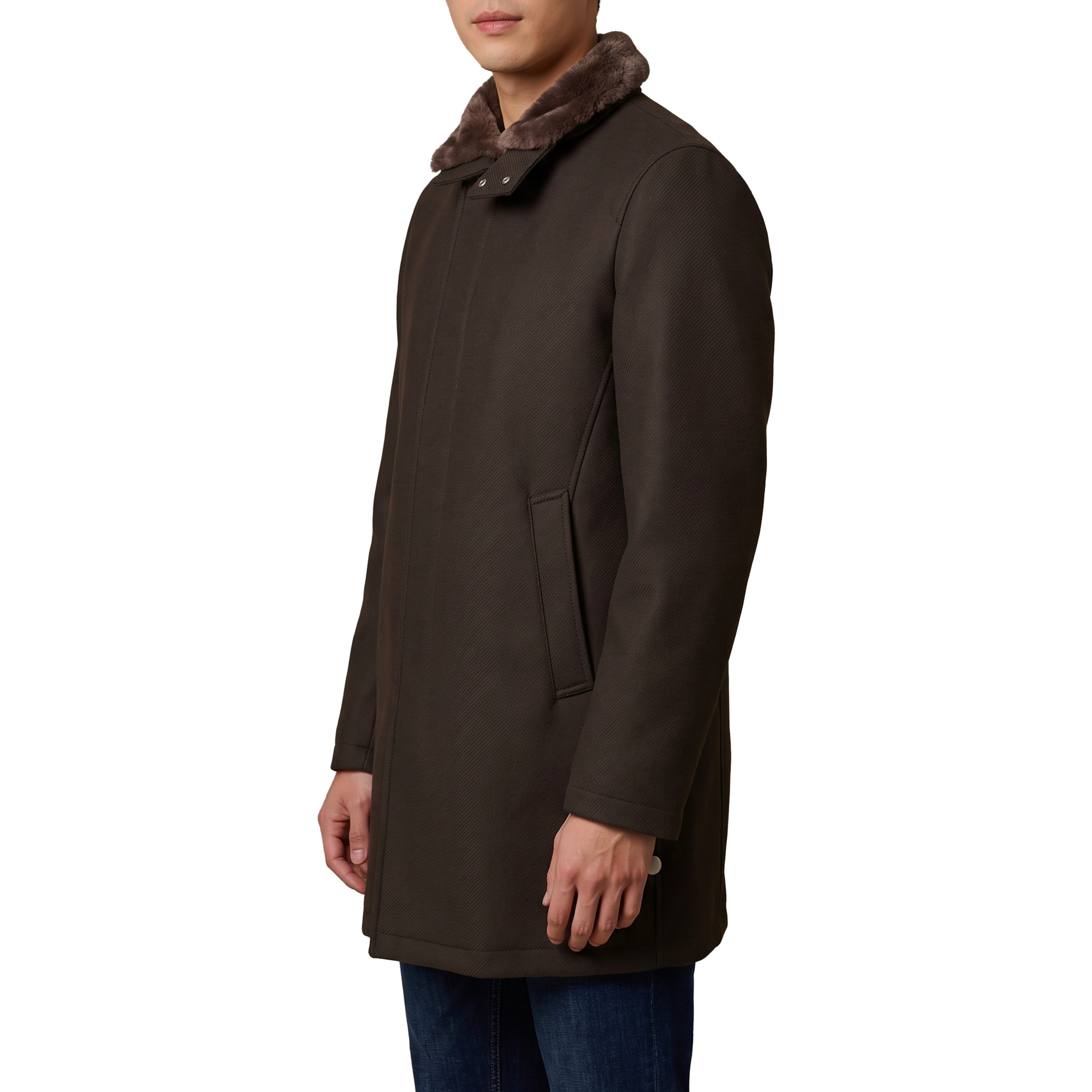 Brown short coat