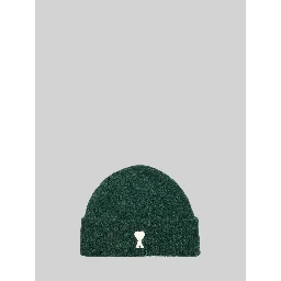Green alpaca Ami de Coeur beanie