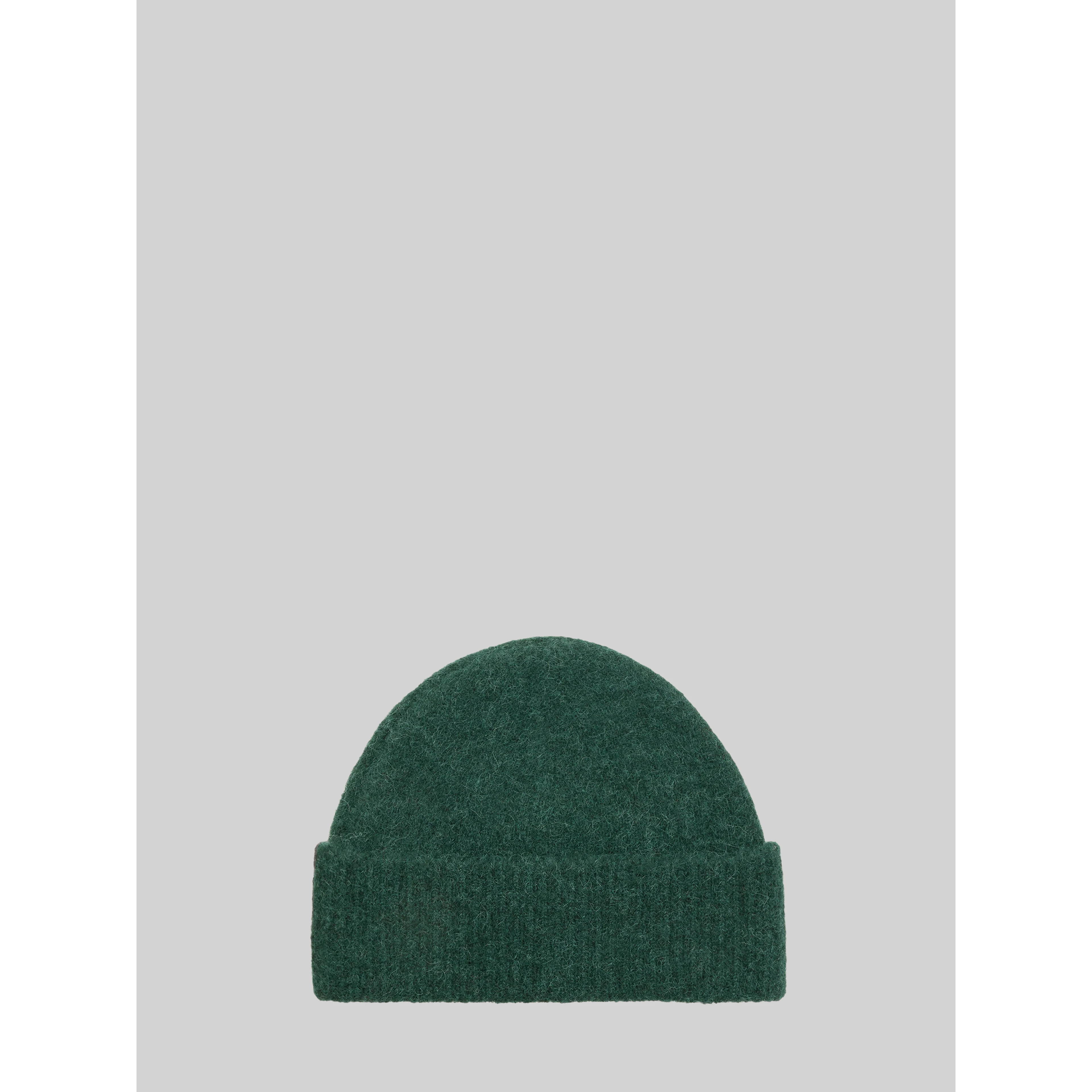 Green alpaca Ami de Coeur beanie