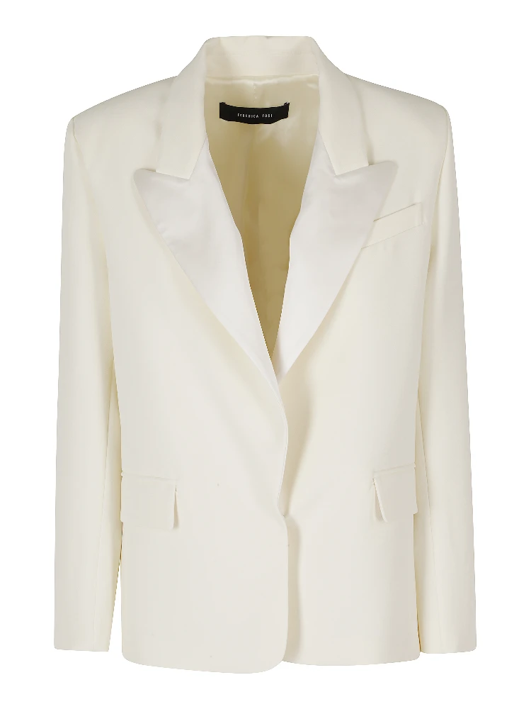BLAZER MONOPETTO CADY REVER DI RASO SMOKING