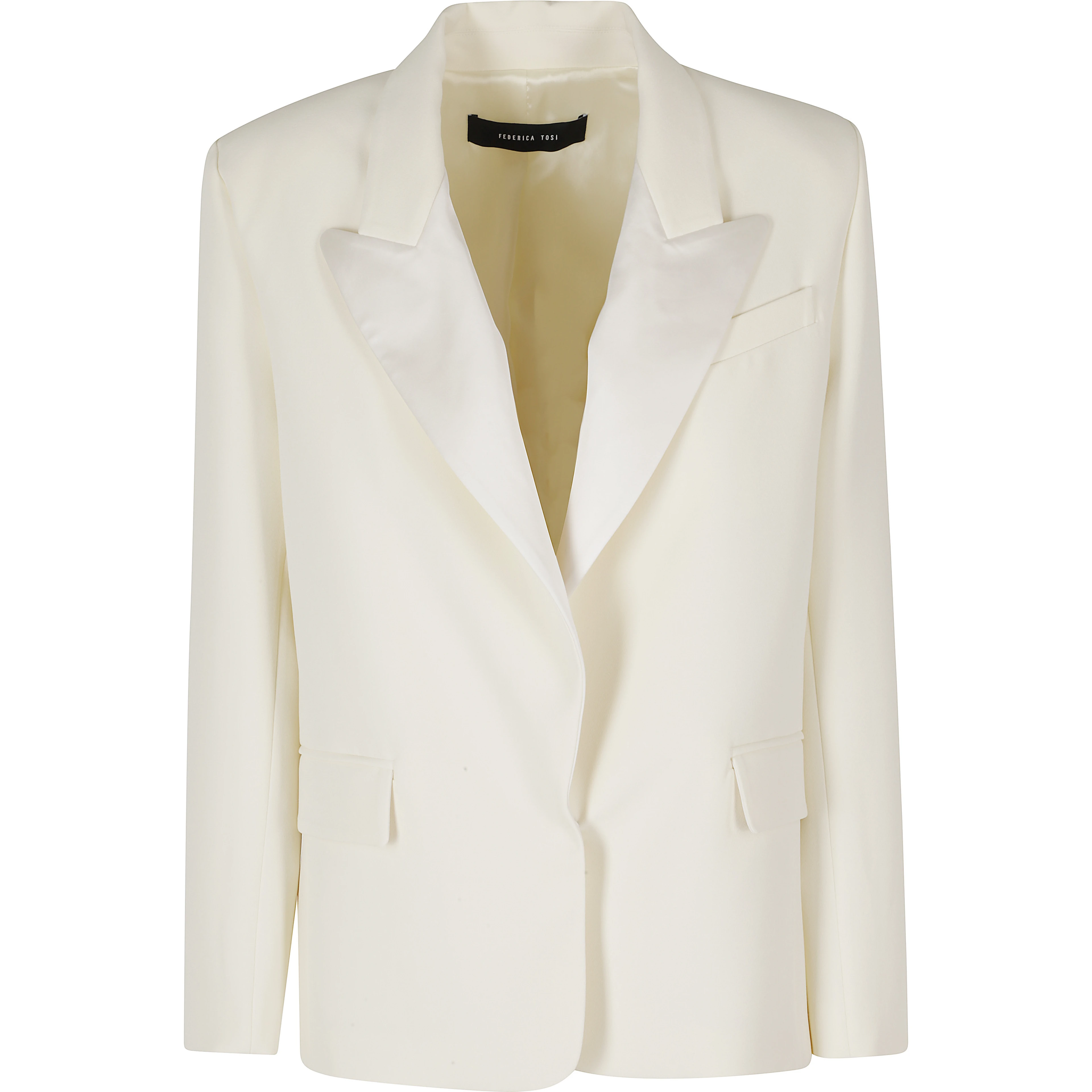 BLAZER MONOPETTO CADY REVER DI RASO SMOKING