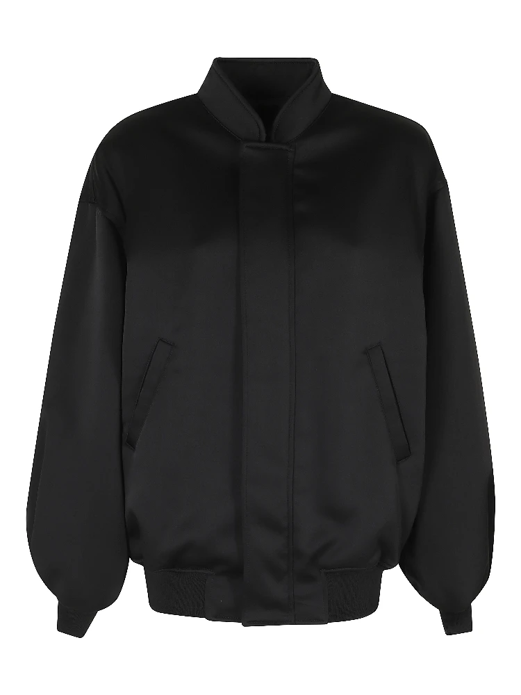 BOMBER IN RASO UNITO