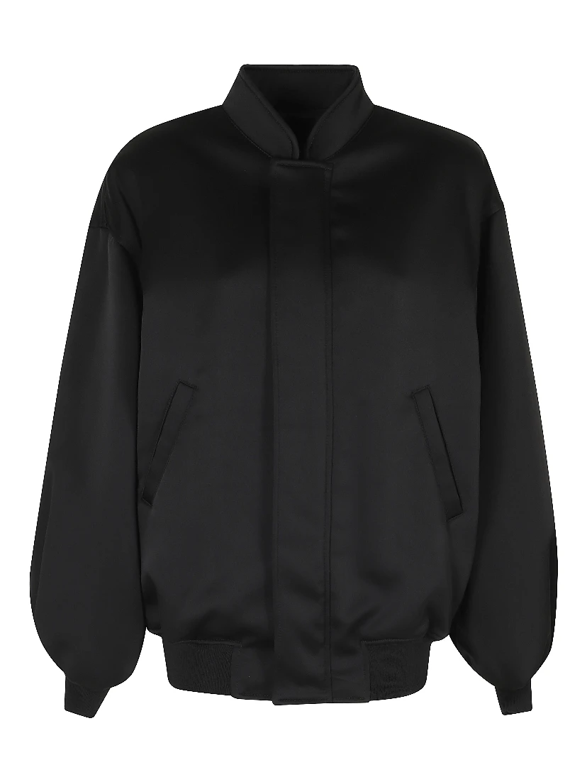 BOMBER IN RASO UNITO