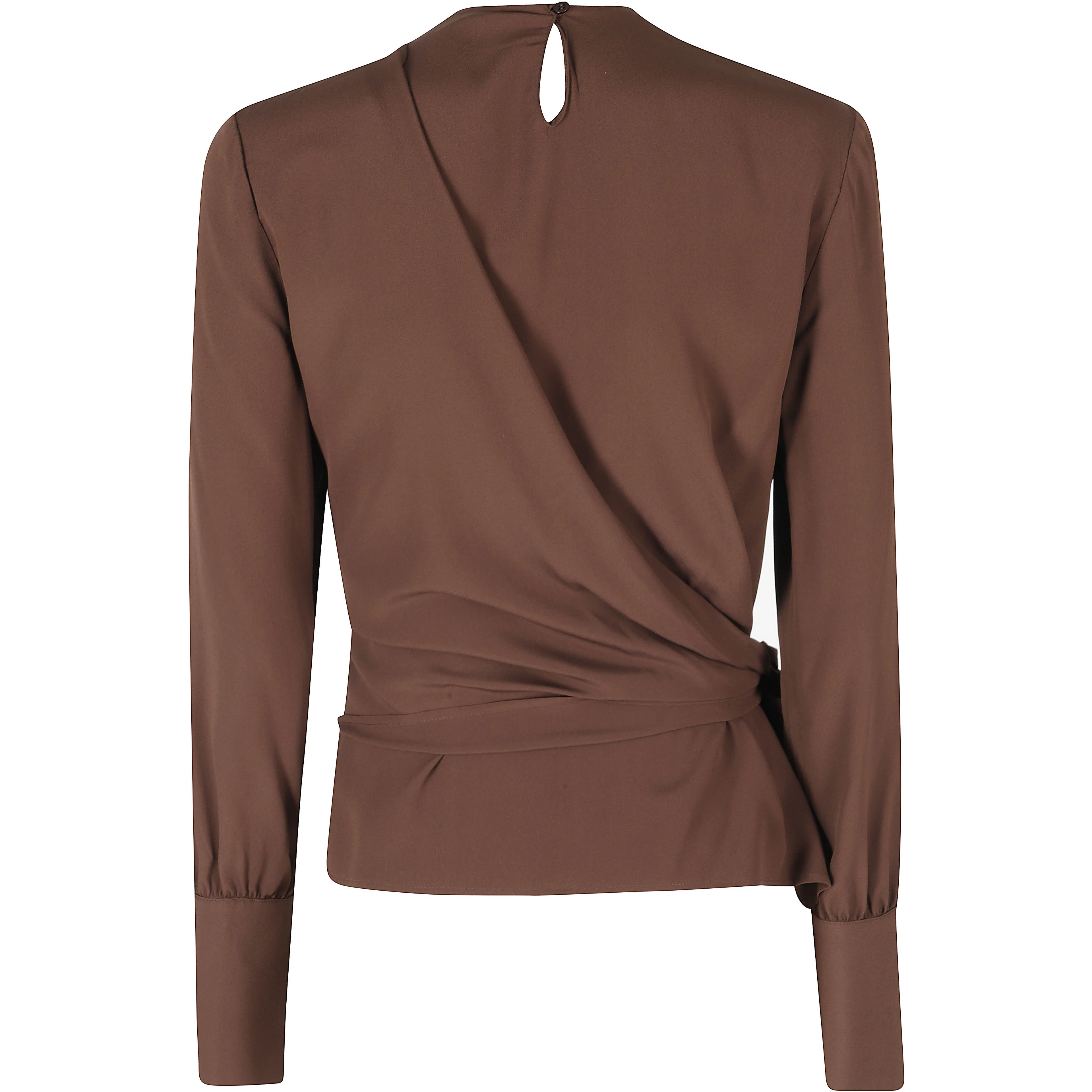 TWIN SET BLUSA MONOSPALLA MISTO SETA 2 PEZZI