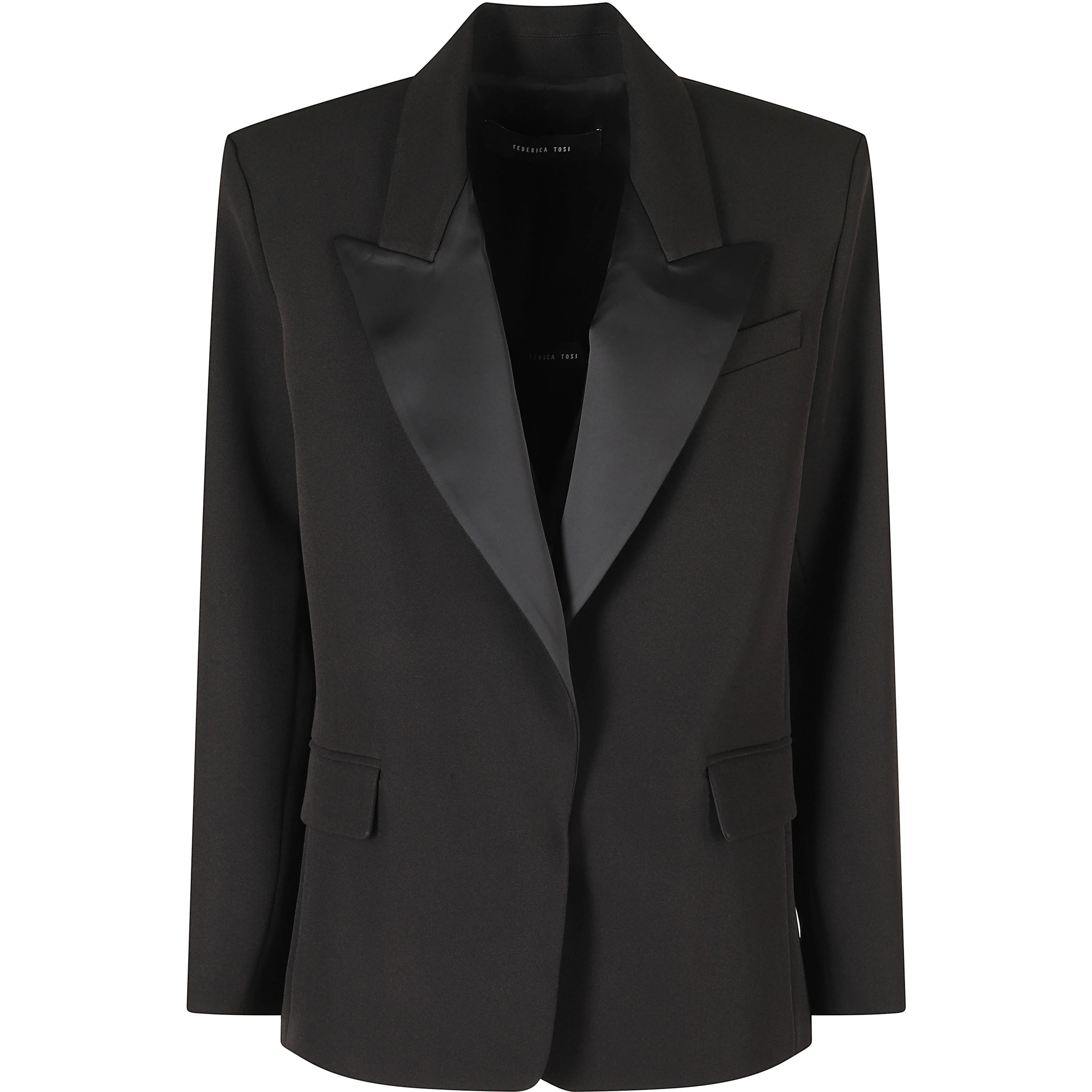 BLAZER MONOPETTO CADY REVER DI RASO SMOKING