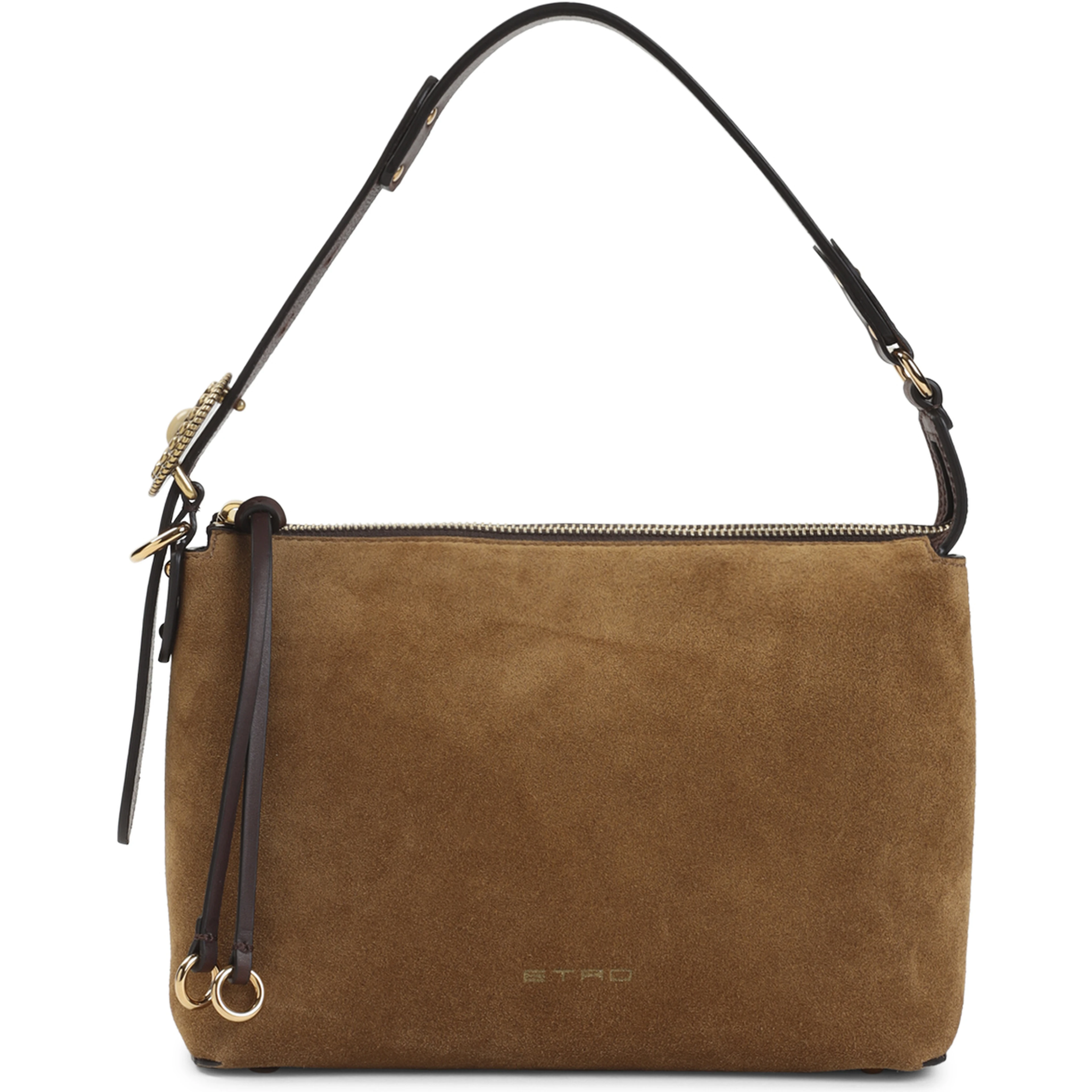 Etro Hobo Suede Shoulder Bag