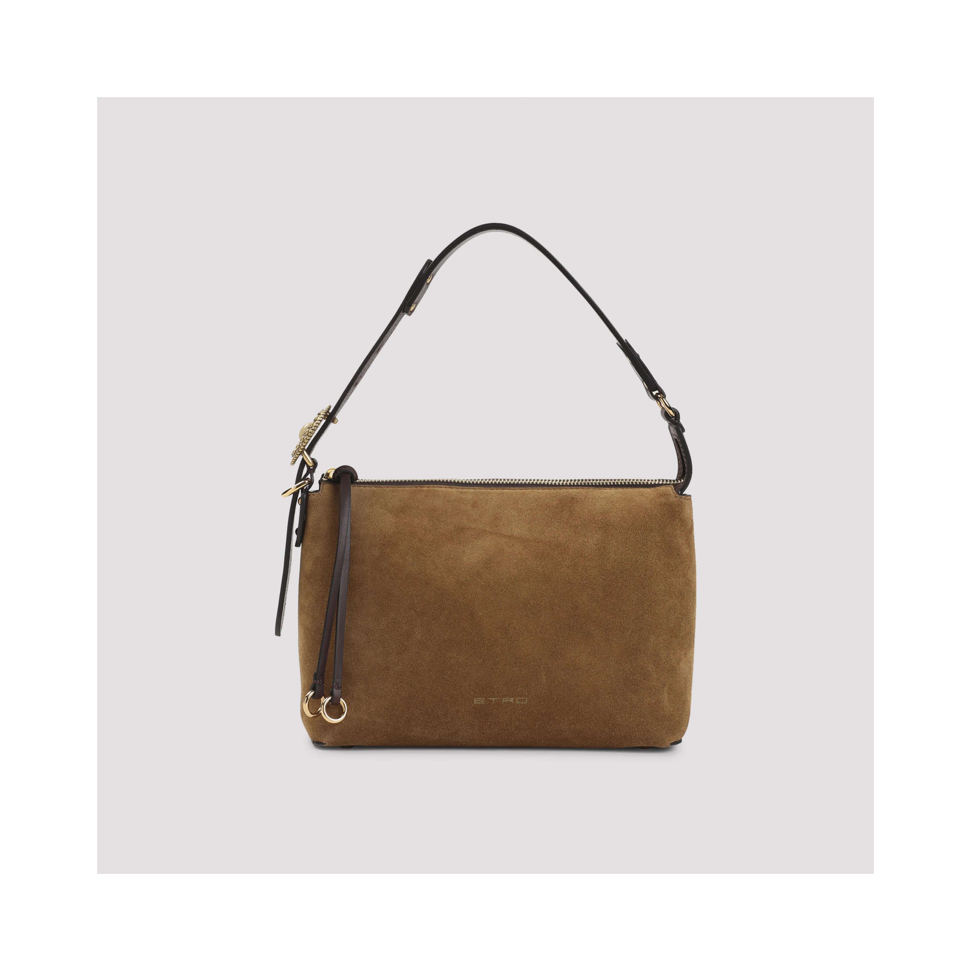 Etro Hobo Suede Shoulder Bag