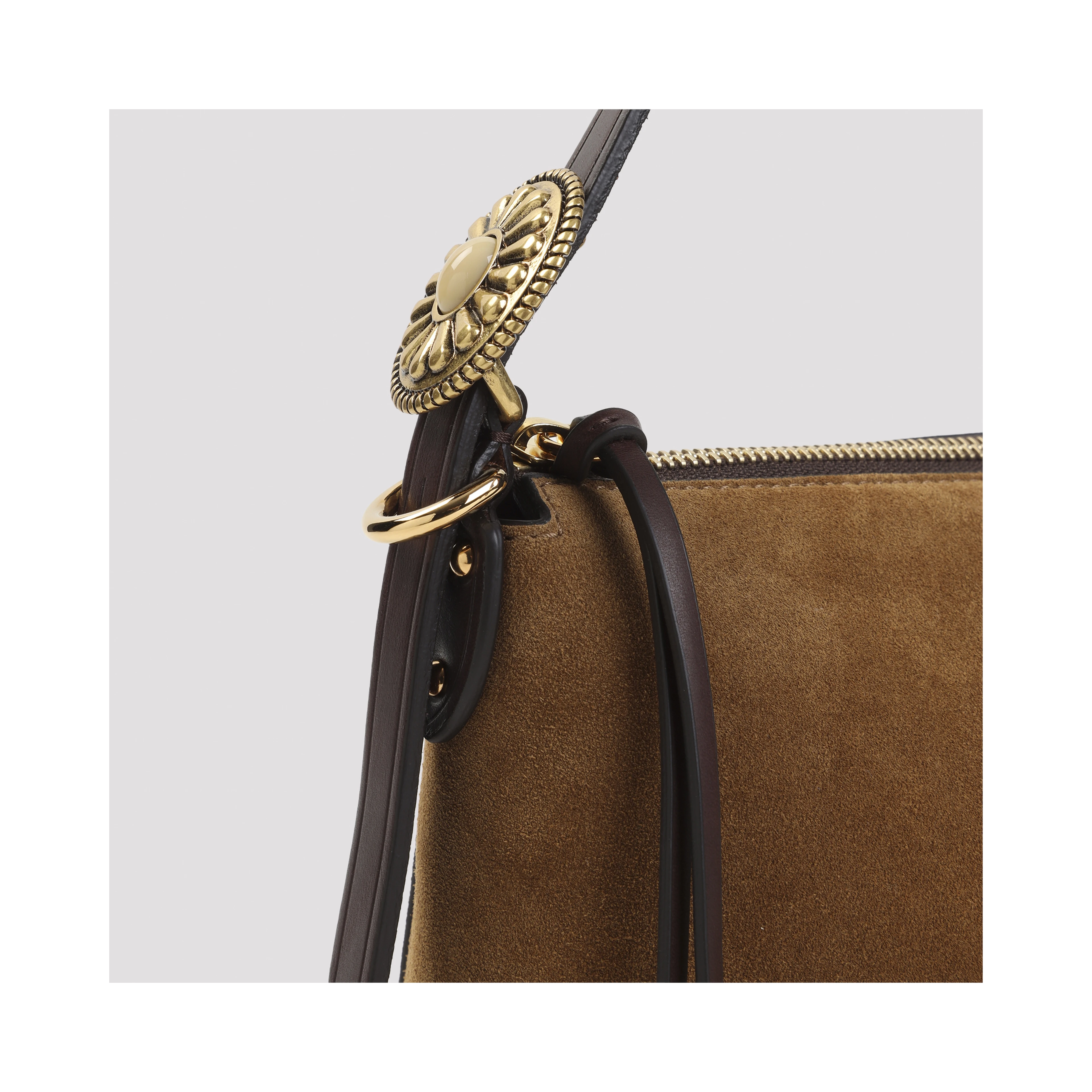 Etro Hobo Suede Shoulder Bag