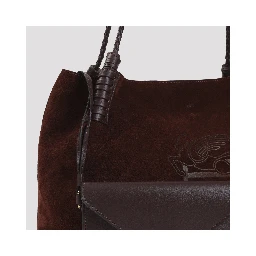 Etro Libra Medium Suede Shopping Bag