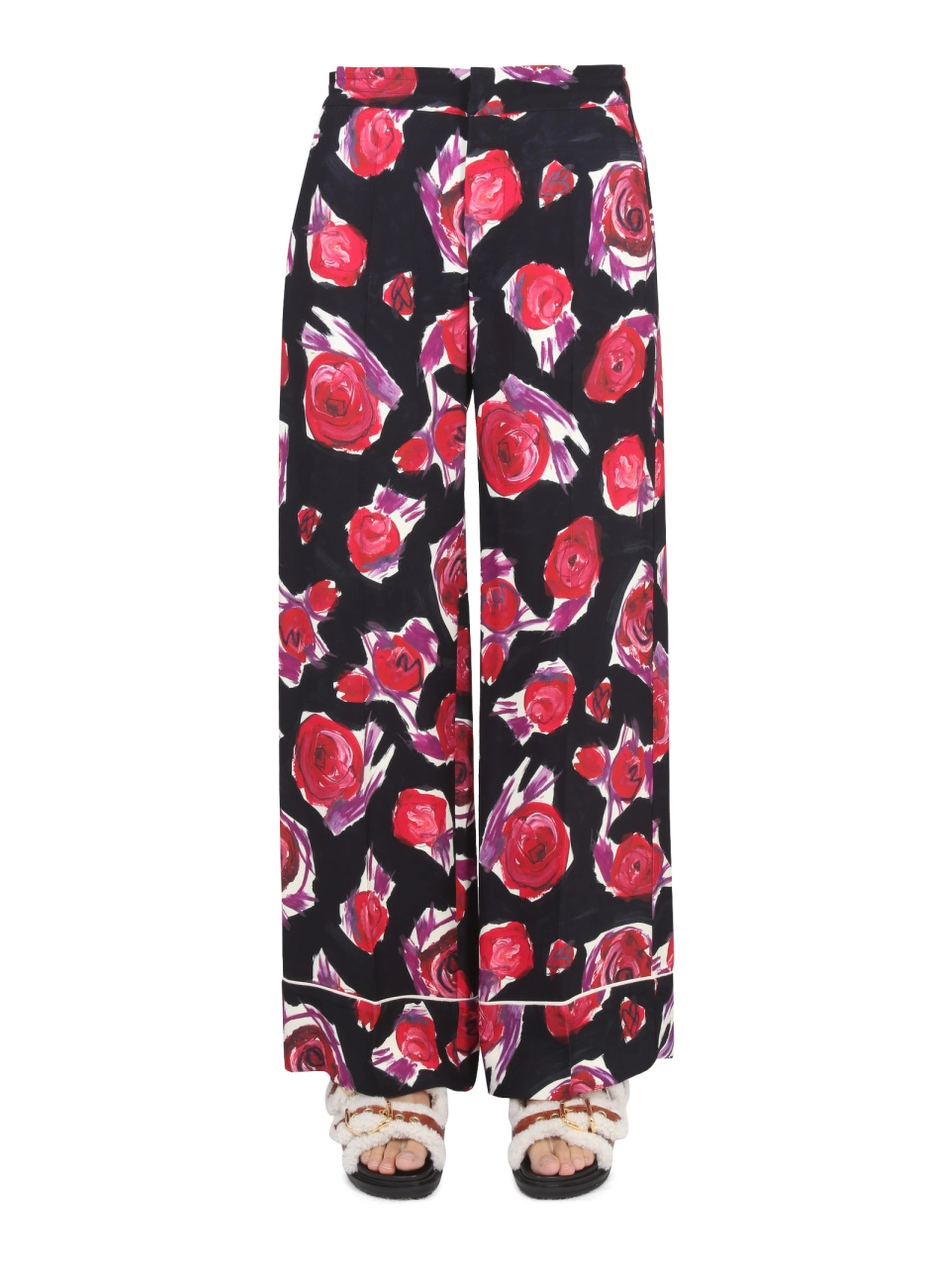 PANTALONE PIJIAMA CON MOTIVO FLOREALE