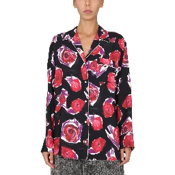 CAMICIA CON STAMPA FLOREALE