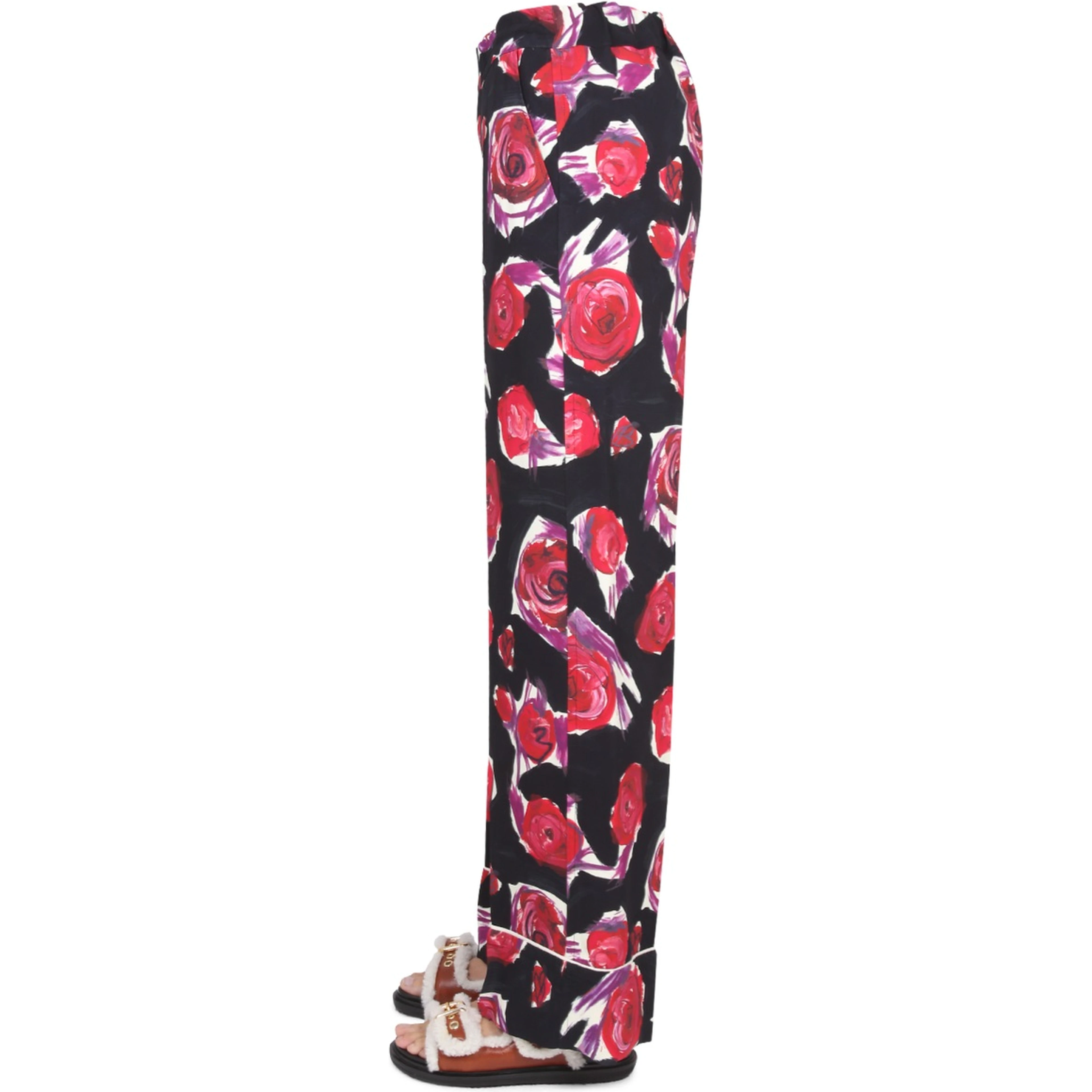 PANTALONE PIJIAMA CON MOTIVO FLOREALE