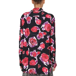CAMICIA CON STAMPA FLOREALE