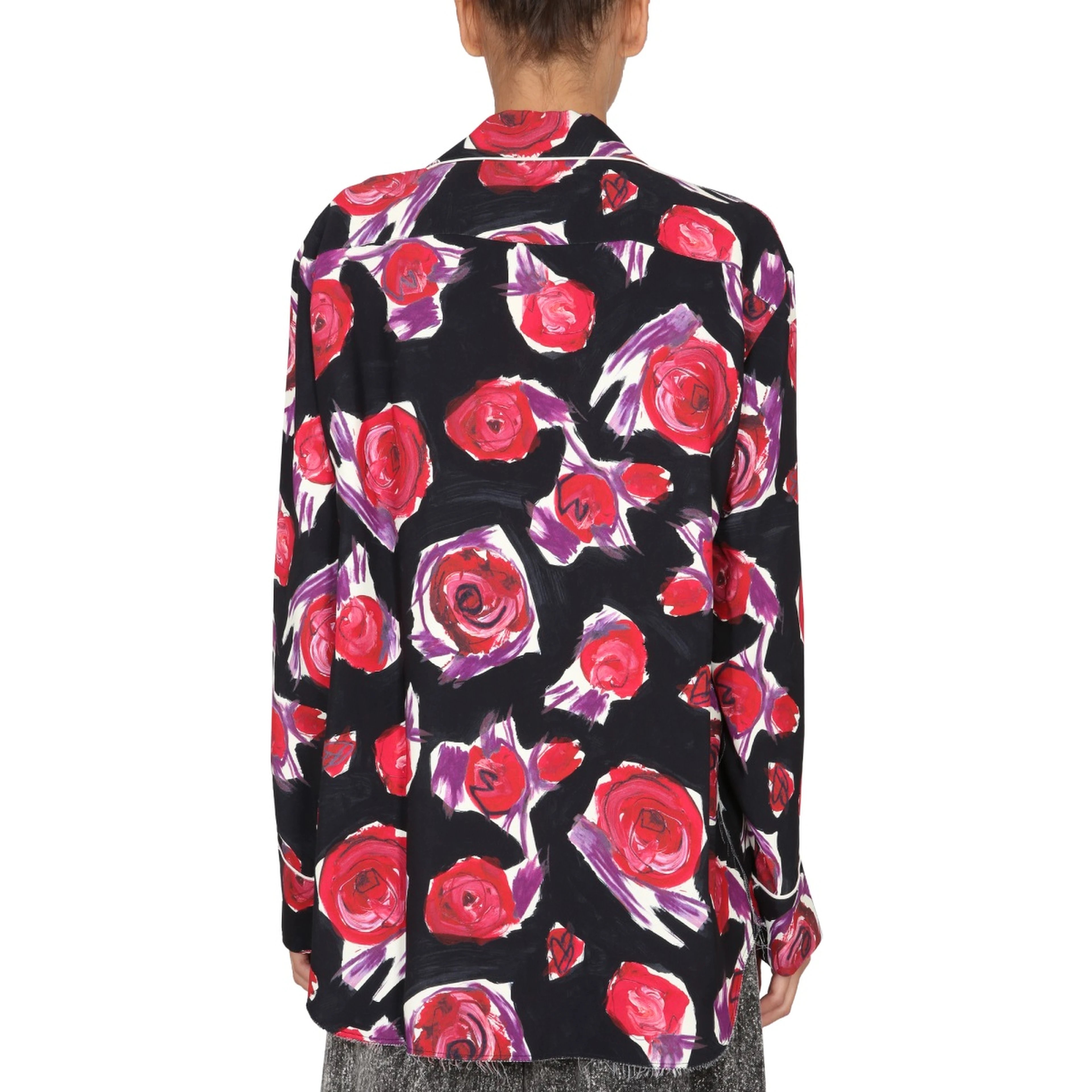 CAMICIA CON STAMPA FLOREALE