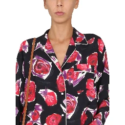 CAMICIA CON STAMPA FLOREALE