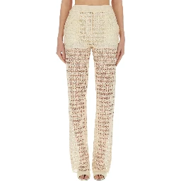 WIDE MACRAMÉ PANTS
