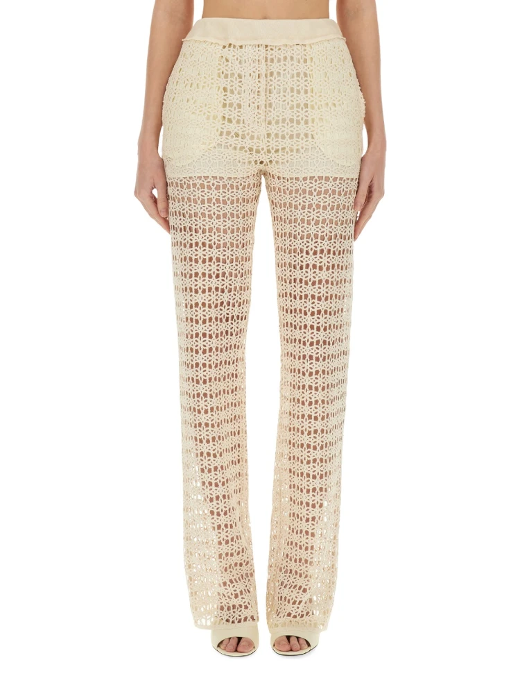 WIDE MACRAMÉ PANTS