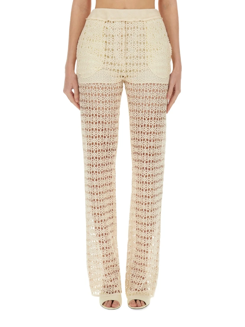 WIDE MACRAMÉ PANTS