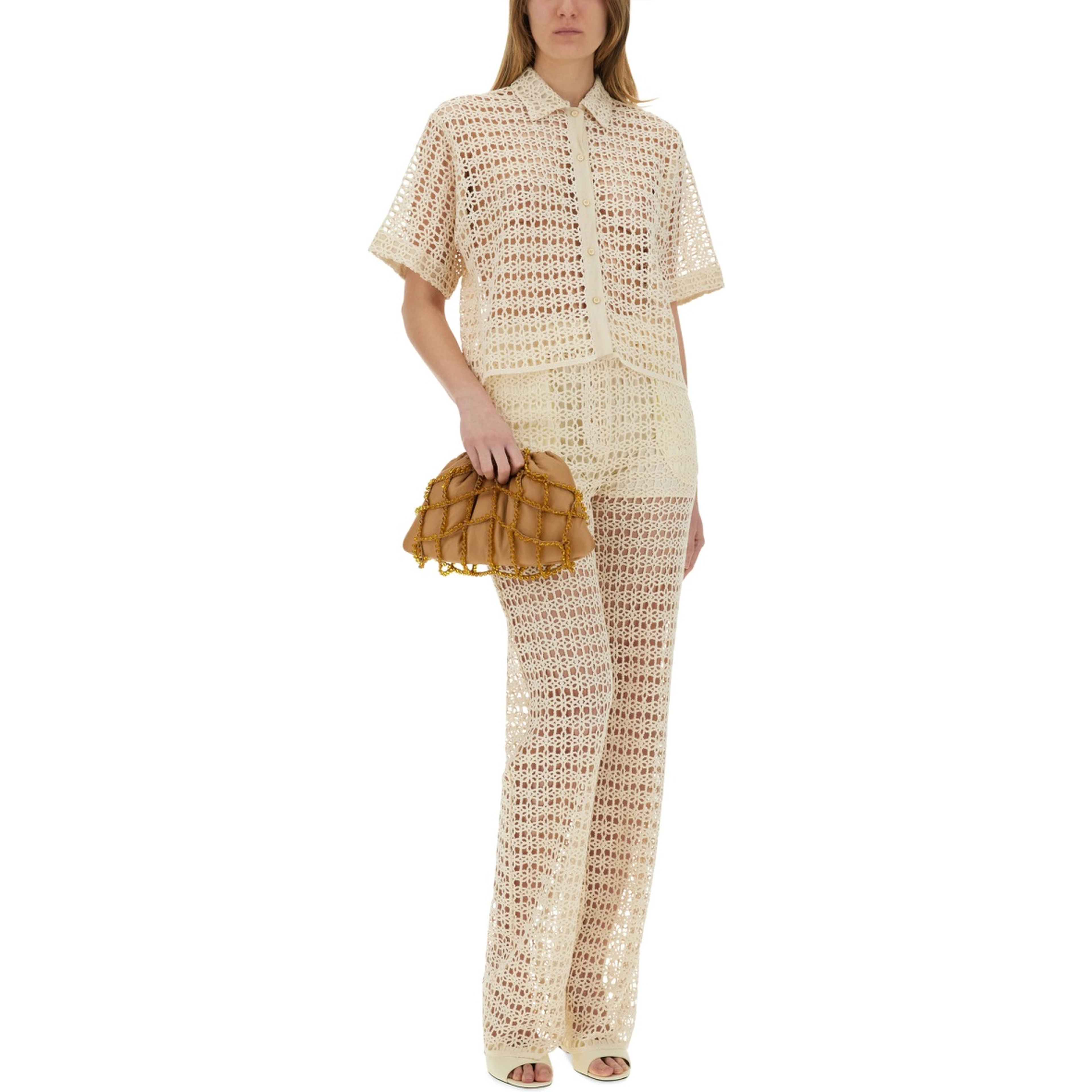 WIDE MACRAMÉ PANTS