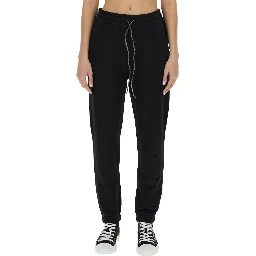 JOGGING PANTS WITH SPRAY PRINT ORB