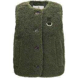 Bicolor Recycled Polyester Sleeveless Jacket