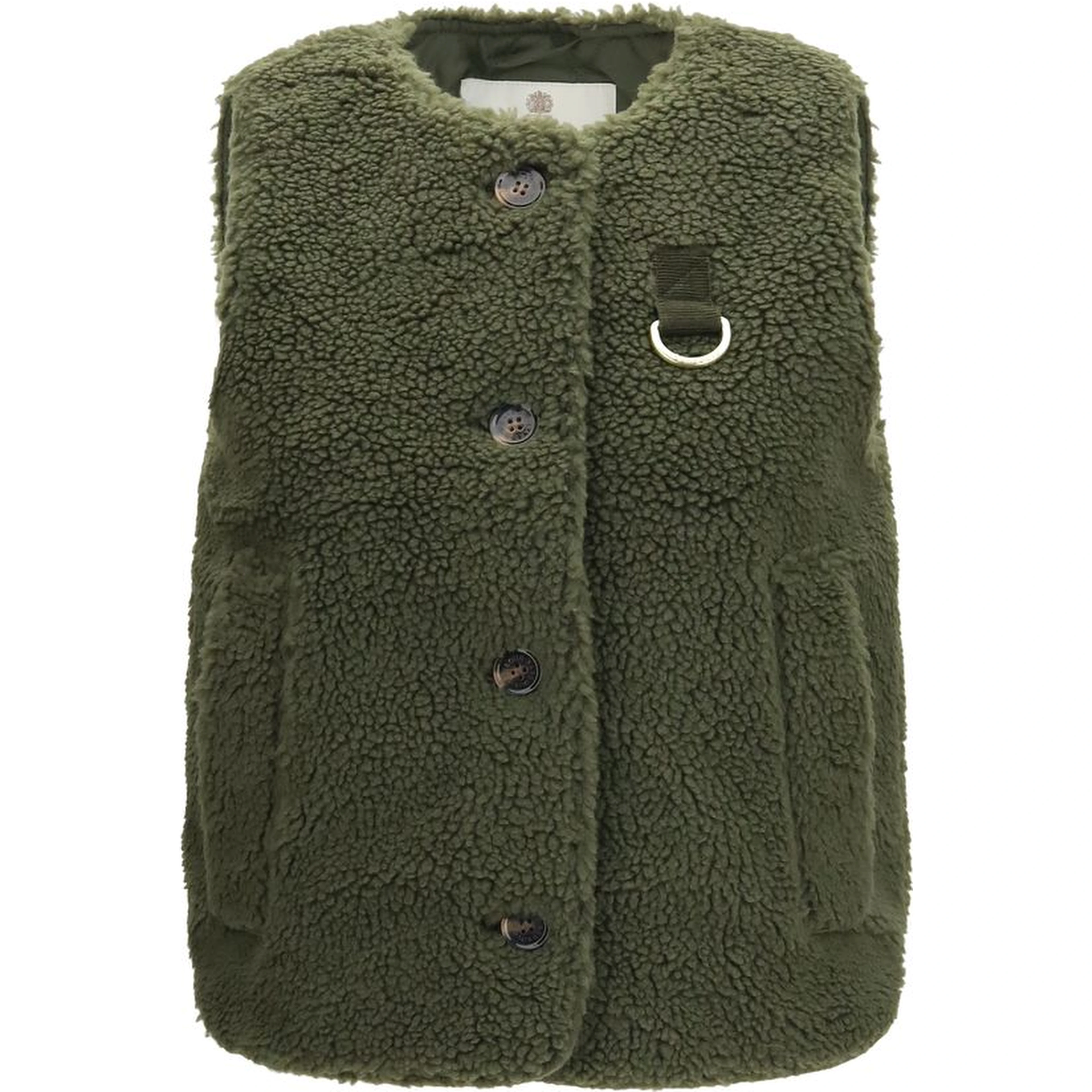 Bicolor Recycled Polyester Sleeveless Jacket