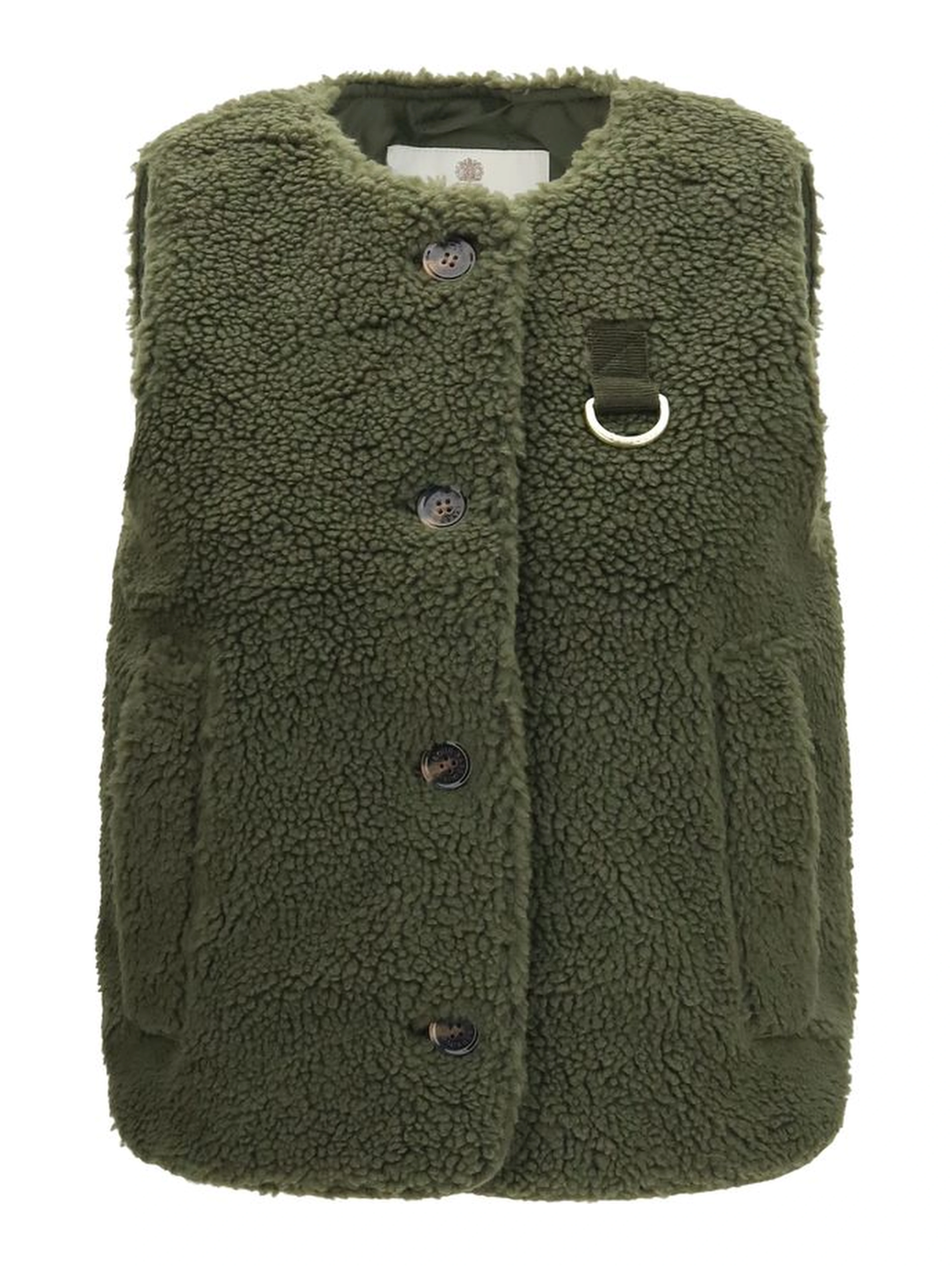 Bicolor Recycled Polyester Sleeveless Jacket