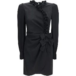 Black Silk Cocktail Dress
